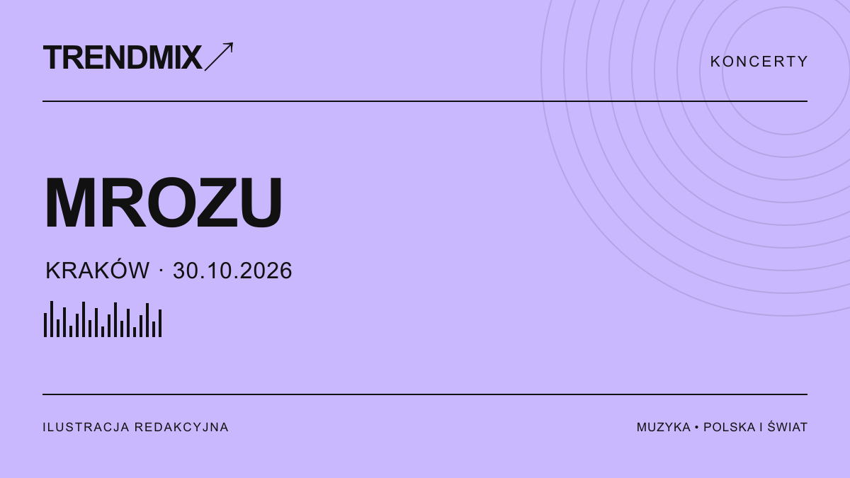 Mrozu wraca do TAURON Areny z „Odpowiednim momentem”